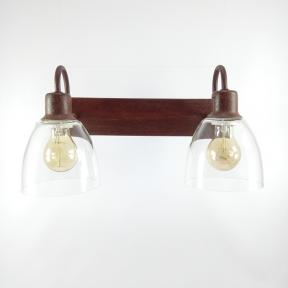 APLIQUE DE PARED DOBLE MOON  OXIDO                        