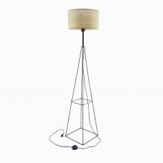 LAMPARA DE PIE PIRAMIDE CLASSIC OXIDO/PANTALLA