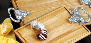 Accesorios de parrilla, tablas, provoleteras y planchas térmicas